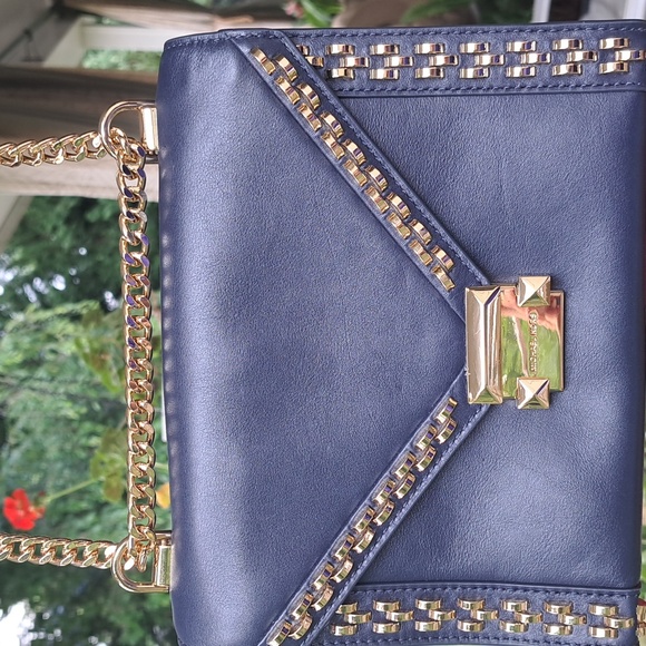 🎁 Michael Kors Navy Admiral With Gold Accents NEW WITH TAG - Picture 2 of 16